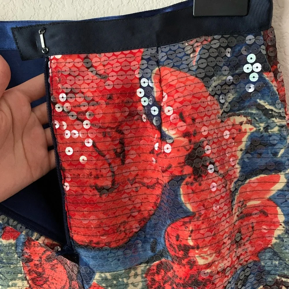 Anthropologie sequin pencil skirt